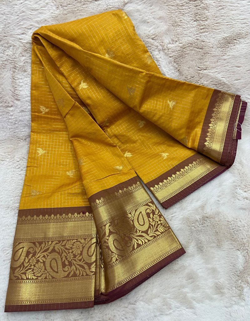 Premium Soft Silk Weaving Karishma Thread Saree